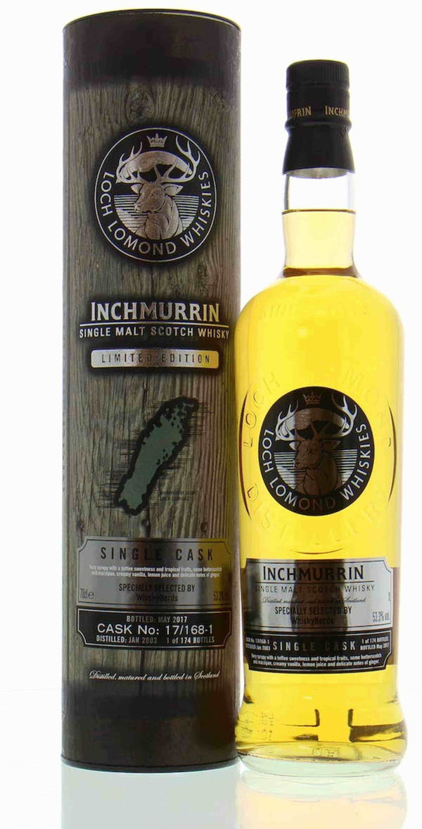 Inchmurrin 14 Years Old 'Order' For WhiskyNerds Cask:17/168-1 53.3% 2003 - Flask Fine Wine & Whisky