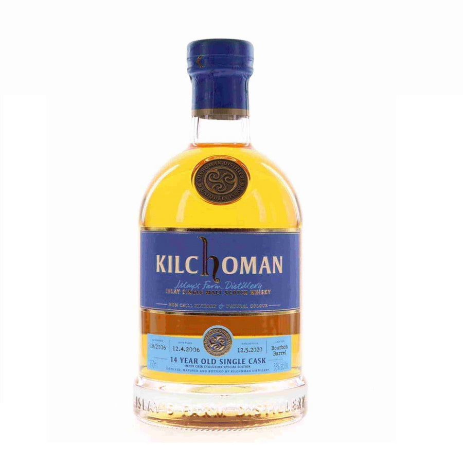 Kilchoman Islay Single Malt Scotch Whisky 2006 14 Year Old Single Cask - Flask Fine Wine & Whisky