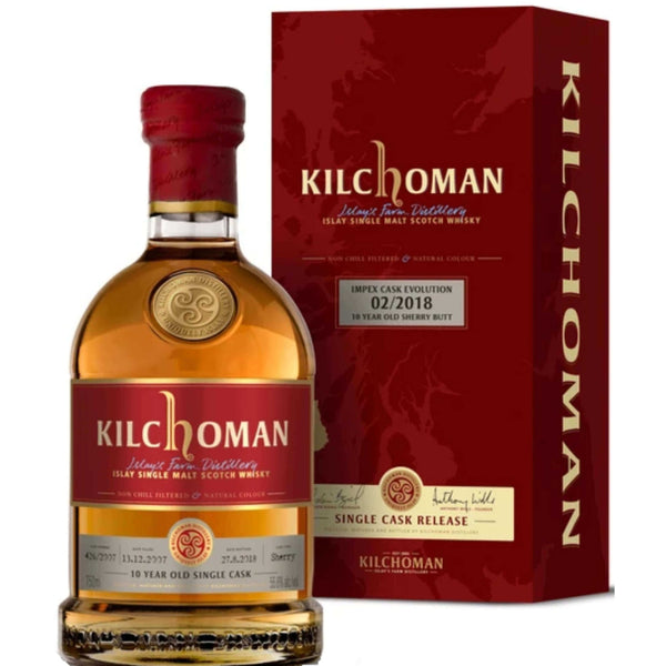 Kilchoman Single Cask Impex Cask Evolution 02/2018 10 year old Sherry Butt - Flask Fine Wine & Whisky