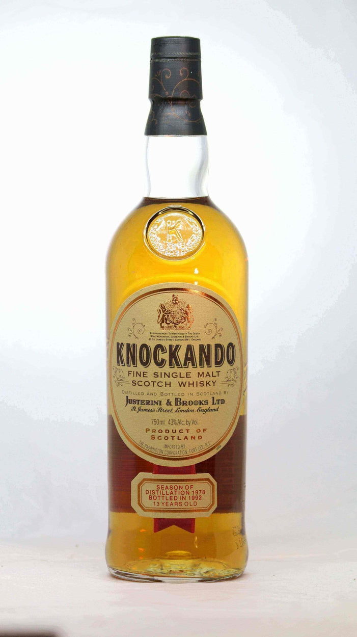 Knockando 1978 Fine Single Malt Scotch Whisky Aged 13 years - Flask Fine Wine & Whisky