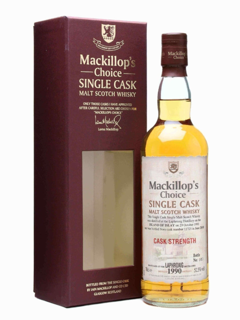 Laphroaig 1990 19 Year Old Cask #11725 Mackillop's - Flask Fine Wine & Whisky