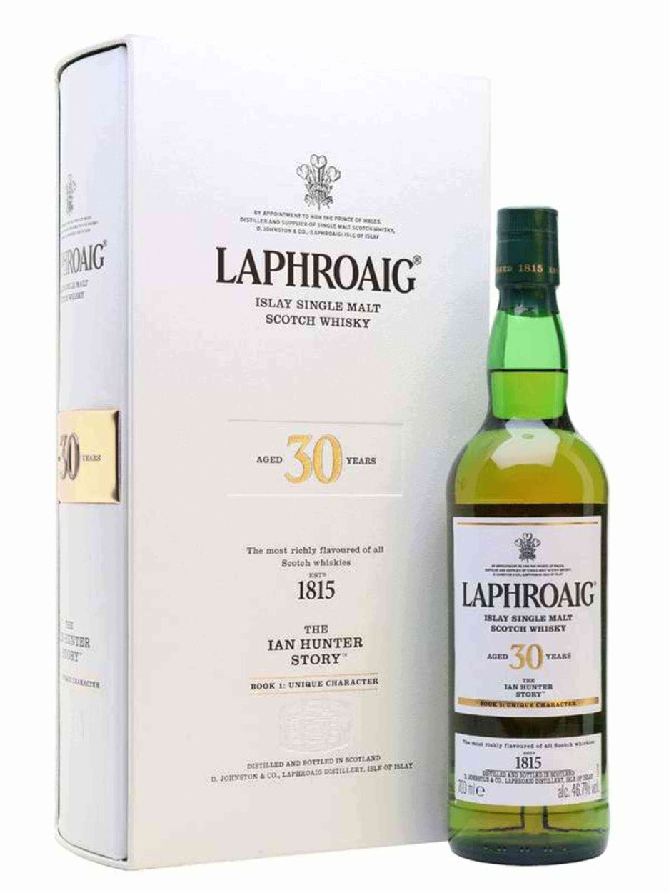 Laphroaig 30 Year Old The Ian Hunter Story Book One - Flask Fine Wine & Whisky