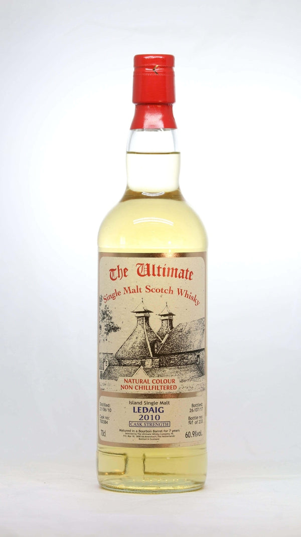 Ledaig 7 Year Old 2010 Cask Strength (Cask #700384) - The Ultimate Whisky Company 70 cl, 60.9% - Flask Fine Wine & Whisky