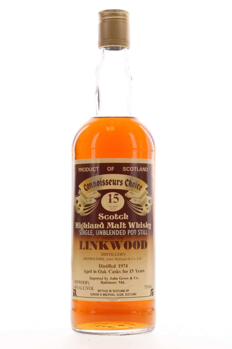 Linkwood 1974 Gordon and MacPhail 15 Year Old - Flask Fine Wine & Whisky