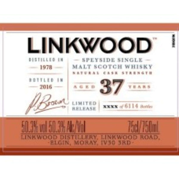 Linkwood 37 - Flask Fine Wine & Whisky