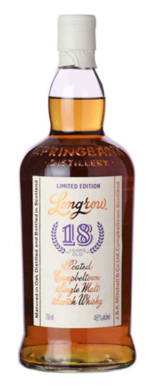 Longrow 18 Year Old single Malt Scotch Whisky - Flask Fine Wine & Whisky