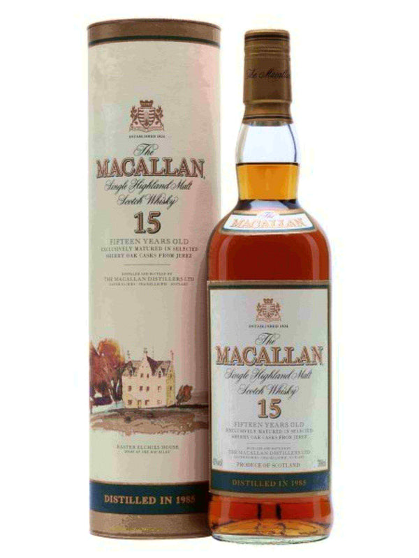 Macallan 15 Year Old 1984 - Flask Fine Wine & Whisky