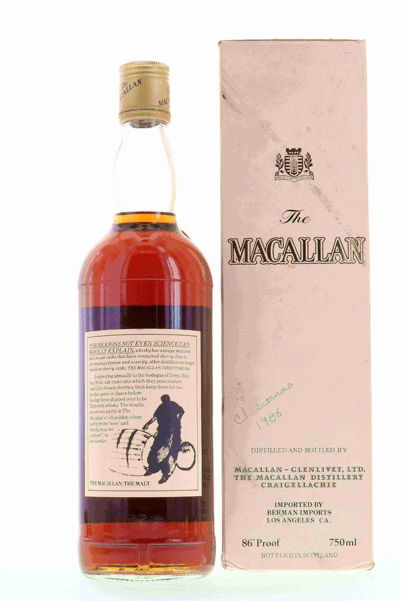Macallan 1965 17 Year Old Sherry Matured Single Malt Scotch Whisky - Flask Fine Wine & Whisky