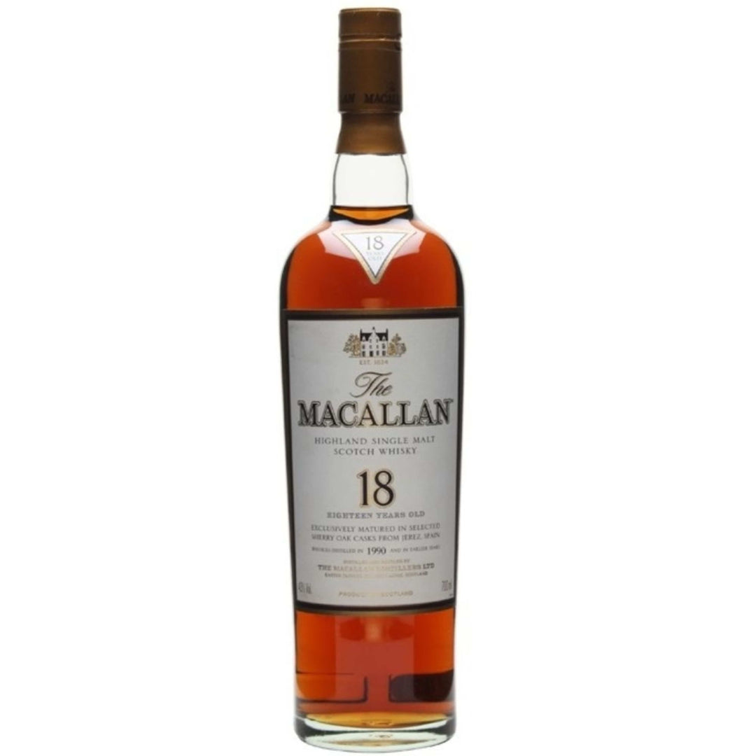 Macallan 18 Year Old 1990 - Flask Fine Wine & Whisky