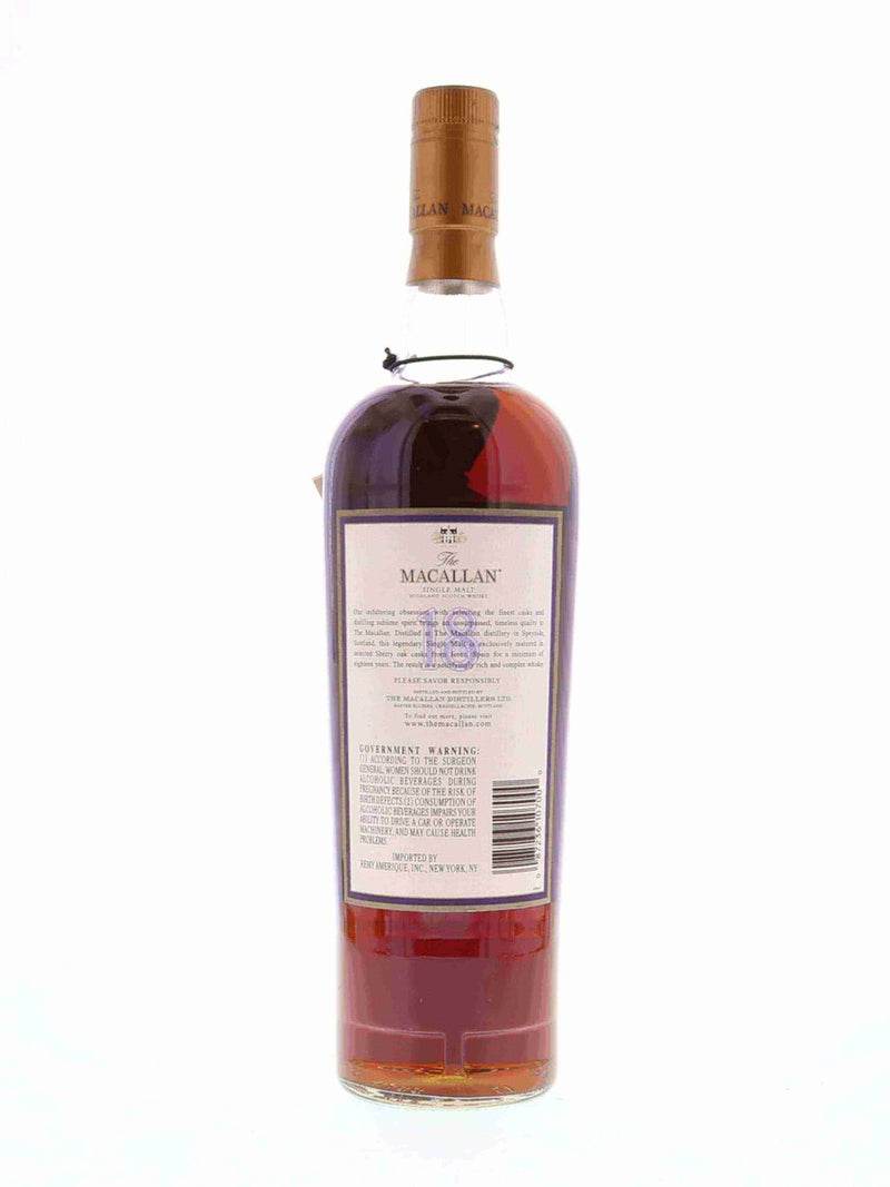 Macallan 18 Year Old Single Malt 1986 - Flask Fine Wine & Whisky