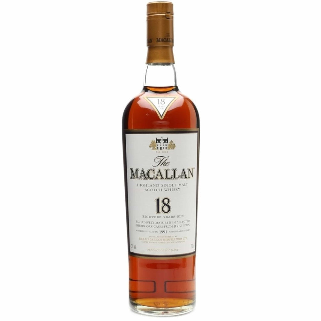 Macallan 18 year old Single Malt 1991 - Flask Fine Wine & Whisky