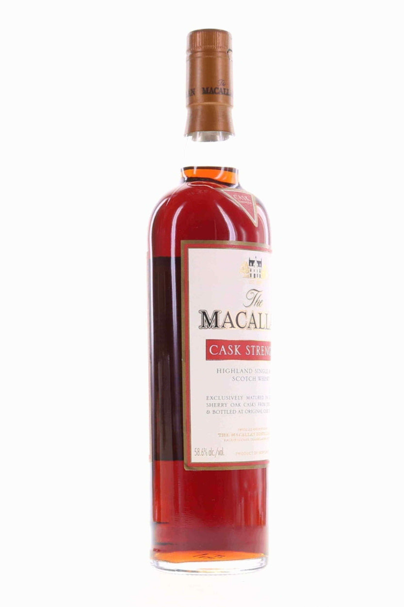 Macallan Cask Strength 58.6% Single Malt Scotch Whisky - Flask Fine Wine & Whisky