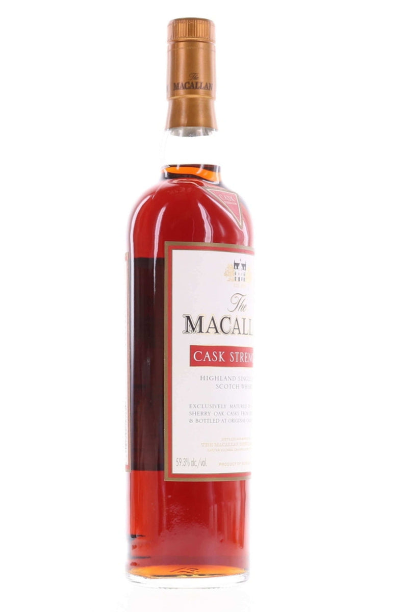 Macallan Cask Strength 59.3% Single Malt Scotch Whisky - Flask Fine Wine & Whisky