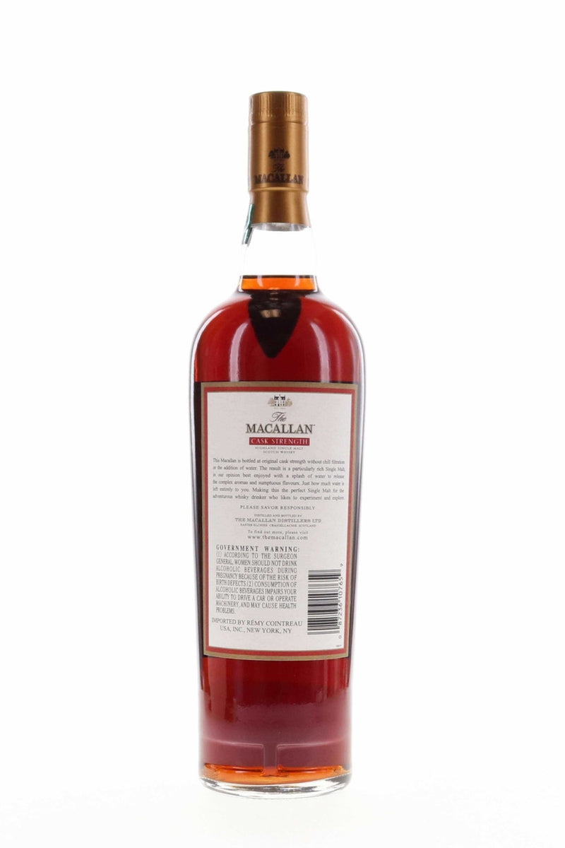 Macallan Cask Strength Single Malt - Flask Fine Wine & Whisky