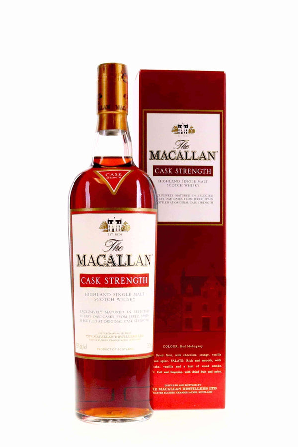 Macallan Cask Strength Single Malt - Flask Fine Wine & Whisky