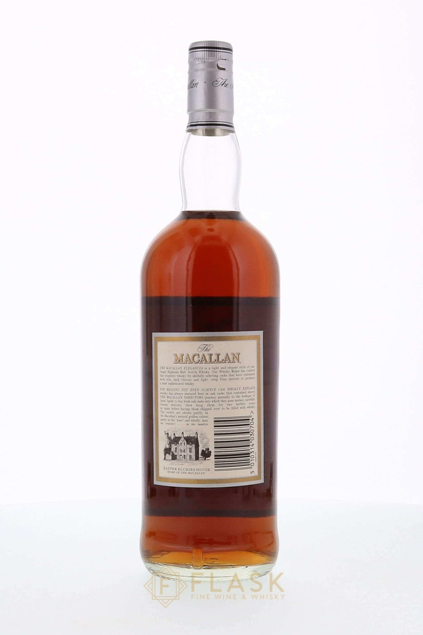 Macallan Elegancia 12 Year Old 1990 1 Liter - Flask Fine Wine & Whisky