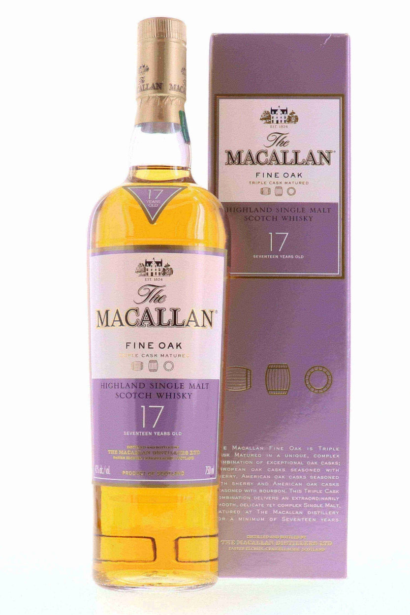 Macallan Fine Oak 17 Year Old - Flask Fine Wine & Whisky