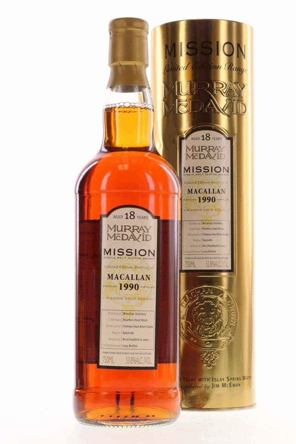 Macallan Murray McDavid Haut Brion Cask Finish 1990 18 year old 53.8% - Flask Fine Wine & Whisky