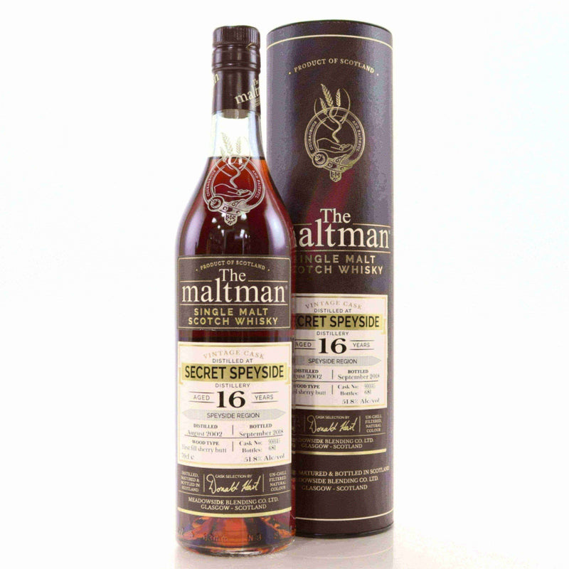 Macallan Secret Speyside 2002 Maltman 16 Year Old - Flask Fine Wine & Whisky
