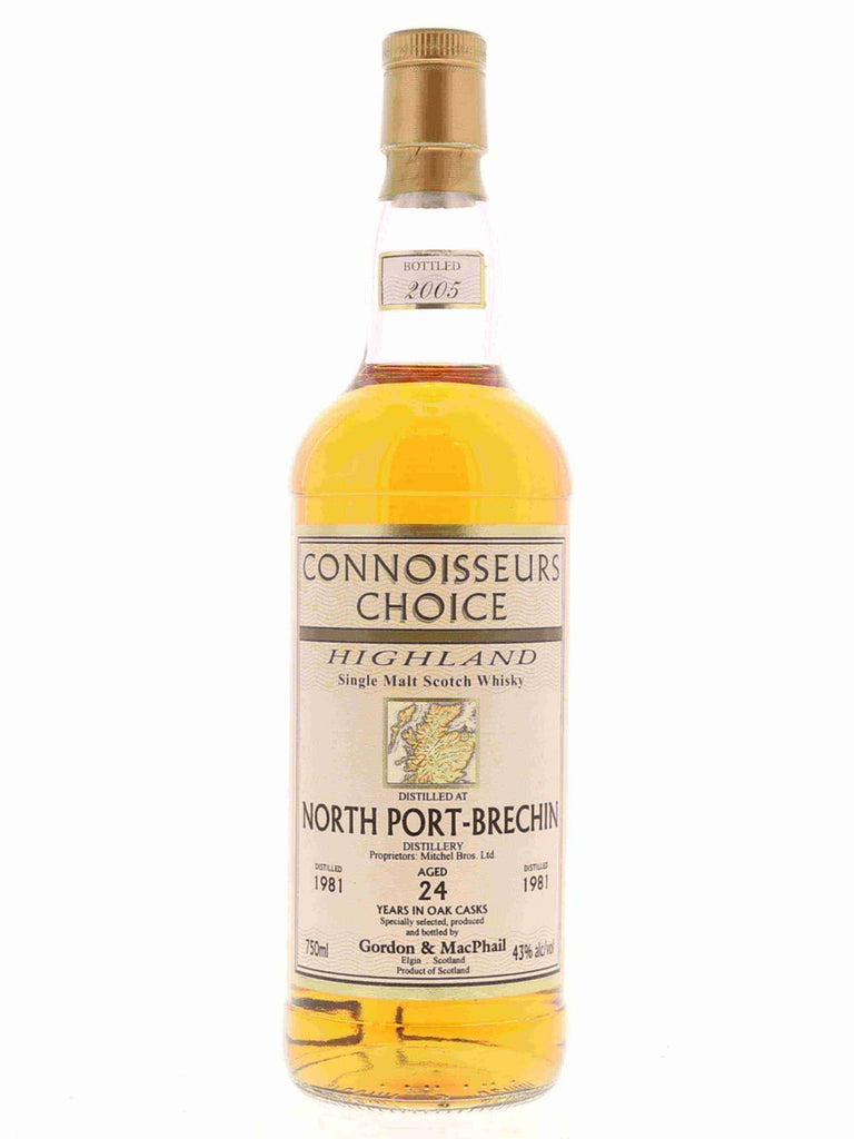 North Port Brechin G&M Connoisseurs Choice 24 Year Old Single Malt 1981 - Flask Fine Wine & Whisky