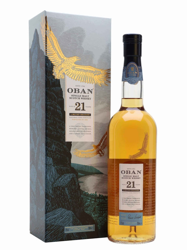 Oban 21 Year Old Single Malt Scotch Whisky - Flask Fine Wine & Whisky