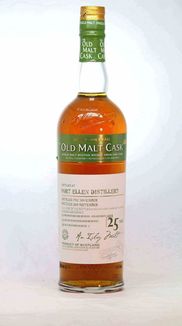 Old Malt Cask Port Ellen 25 Year Old 1982 57.7% Sherry Cask#3918 - Flask Fine Wine & Whisky