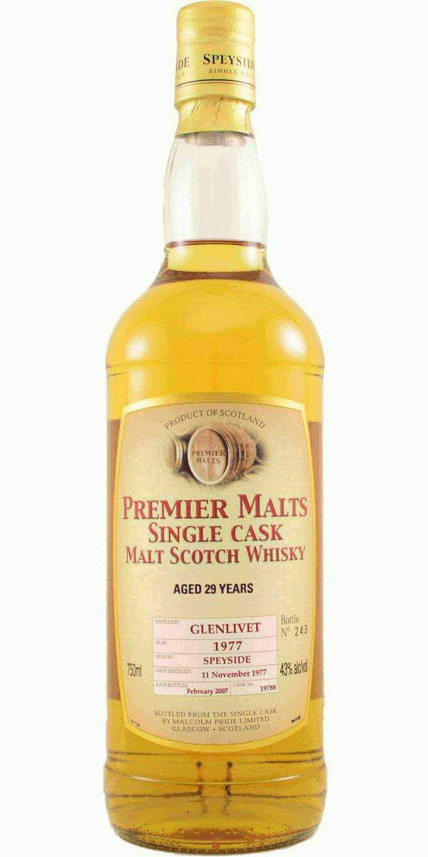 Premier Malts Glenlivet 1977 29 Year Old Single Malt - Flask Fine Wine & Whisky
