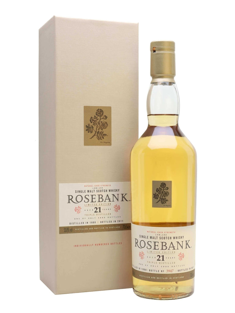 Rosebank 1990 Special Release 21 Year Old Single Malt 53.8% - Flask Fine Wine & Whisky