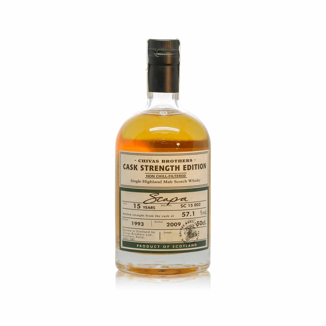 Scapa 1993 15 Year Old Chivas Brothers Cask Strength Edition 50cl - Flask Fine Wine & Whisky