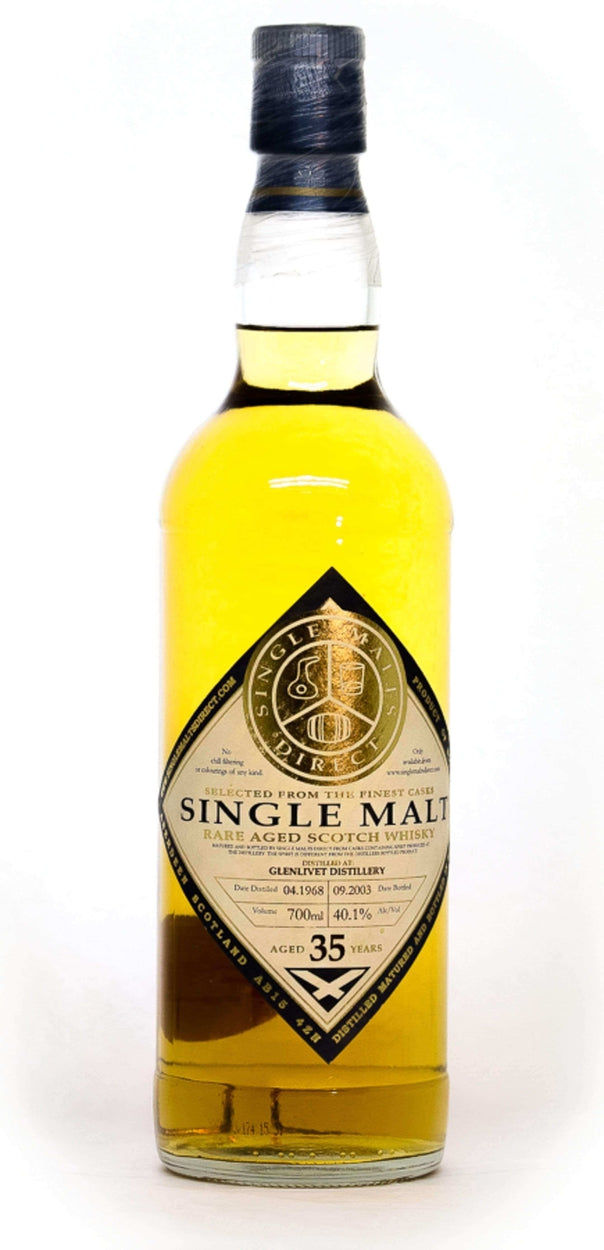 Single Malts Direct Glenlivet 1968 35 Year Old - Flask Fine Wine & Whisky