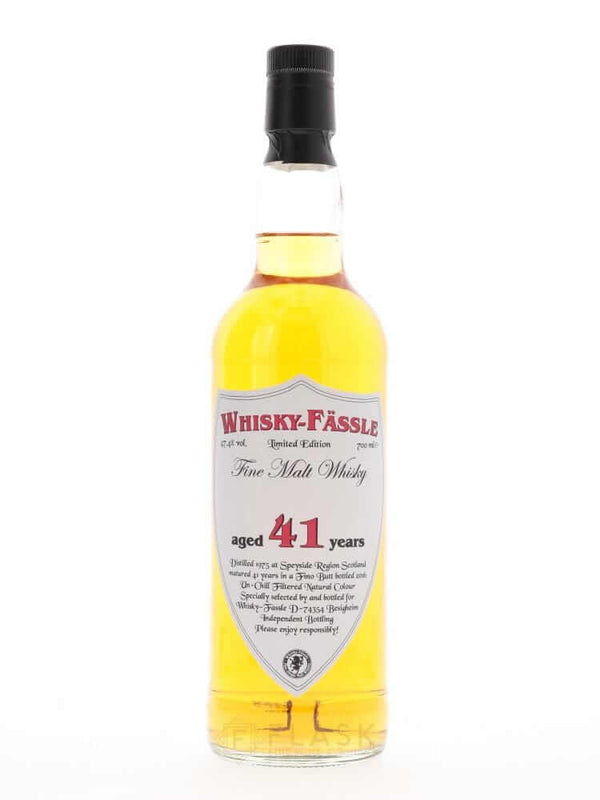 Speyside 1975 41 Year Old Bottled 2016 - Whisky Fassle  / 47.4% - Flask Fine Wine & Whisky