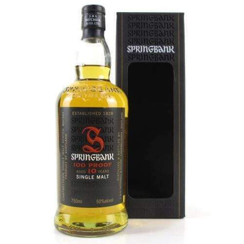 Springbank 10 Year Old 100 Proof Black Label - Flask Fine Wine & Whisky