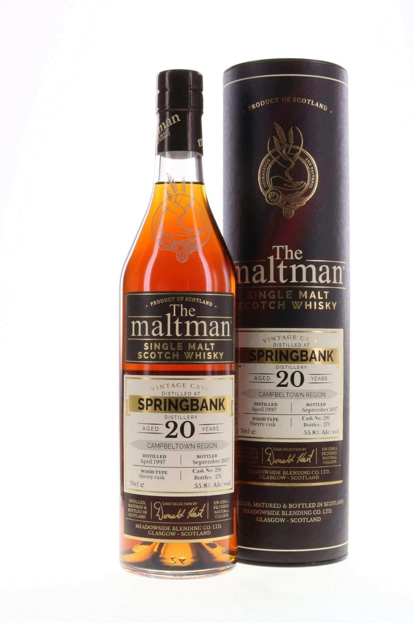 Springbank 1997 20 Year Old The Maltman Single Sherry Cask - Flask Fine Wine & Whisky