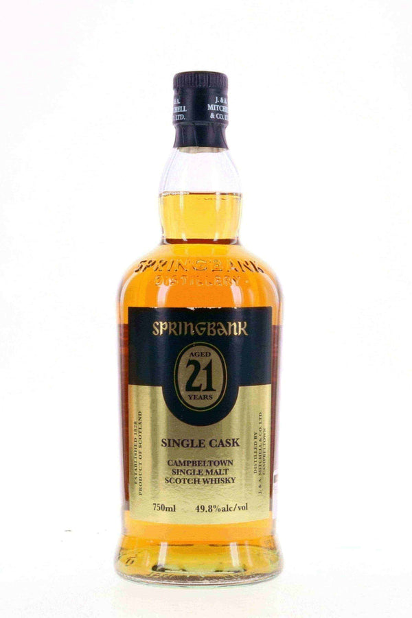 Springbank 21 Year Pacific Edge Single Cask Oloroso Sherry Butt Single Malt Scotch Whisky 2016 - Flask Fine Wine & Whisky