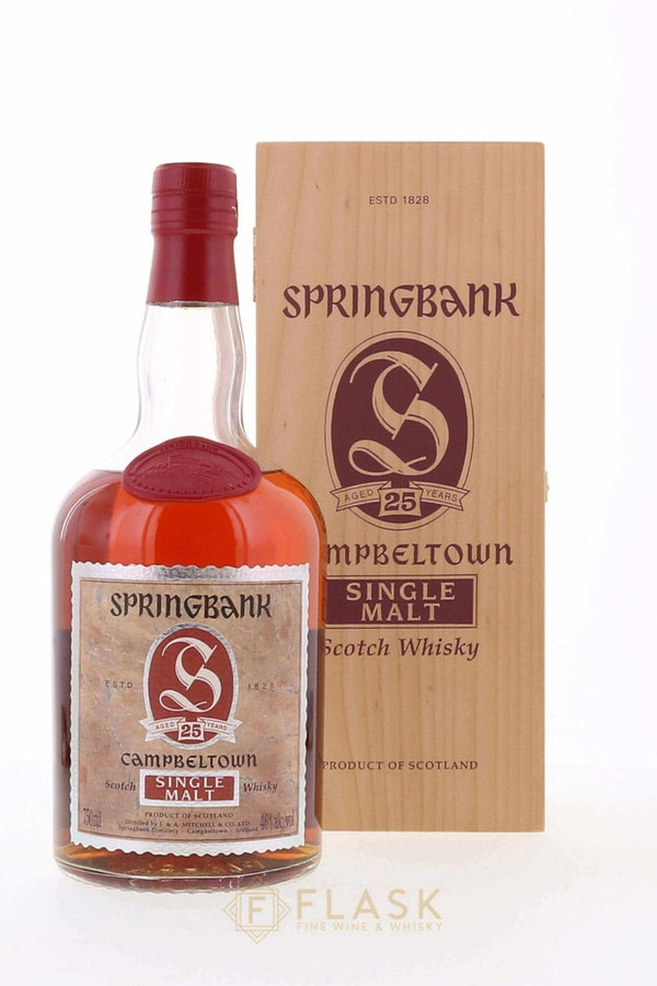 Springbank 25 Year Old 1990s Dumpy 750ml - Flask Fine Wine & Whisky