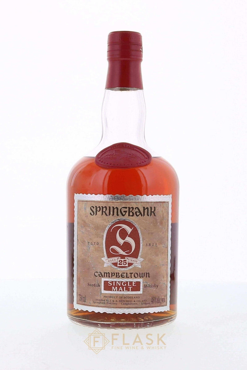 Springbank 25 Year Old 1990s Dumpy 750ml - Flask Fine Wine & Whisky