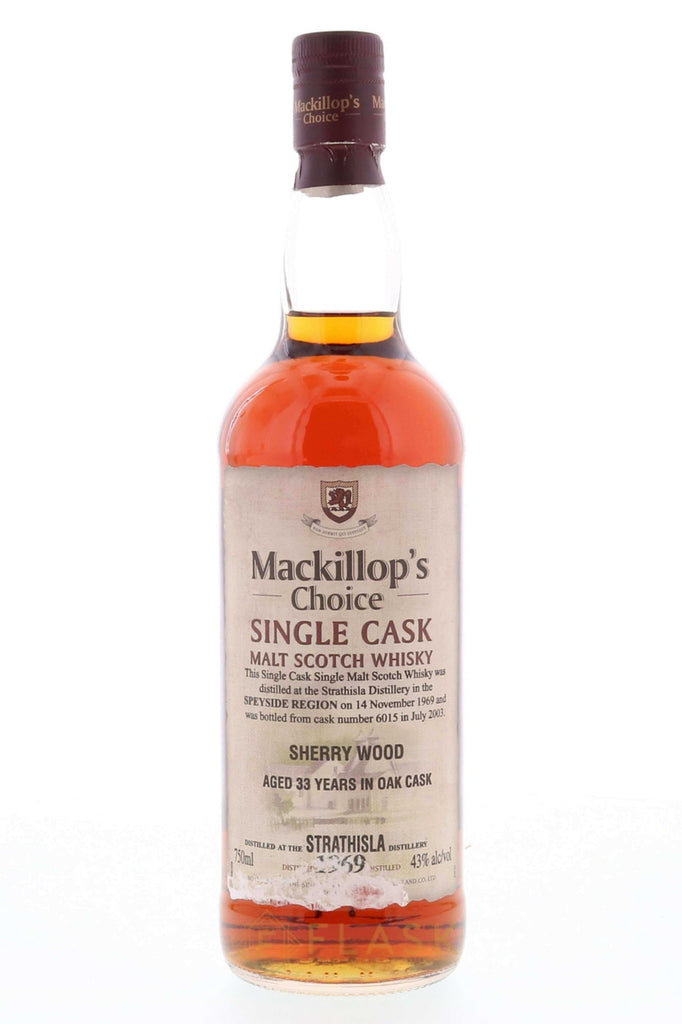 Strathisla 1969 33 Year Old Mackillop’s Choice Sherry Cask No.6015 - Flask Fine Wine & Whisky