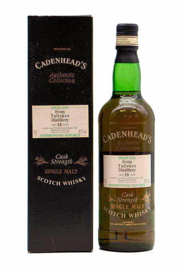 Talisker 1979 Cadenhead's 18 Year Old Sherry Wood 60.7% - Flask Fine Wine & Whisky