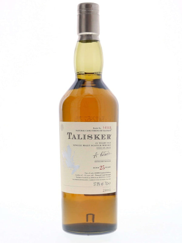 Talisker 25 Year Old 2004 Cask Strength OB - Flask Fine Wine & Whisky