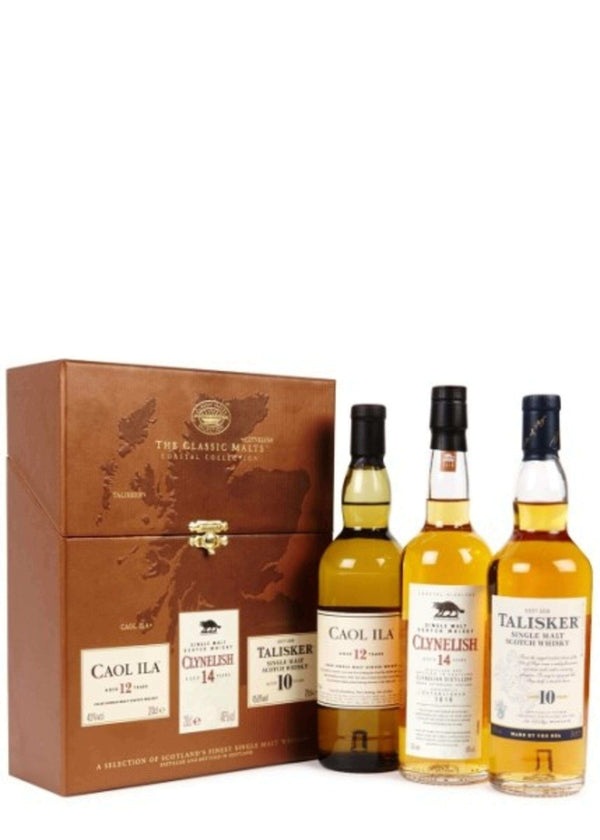 The Classic Malts Coastal Collection: Caol Ila, Clynelish, Talisker (3 x 200ml) - Flask Fine Wine & Whisky