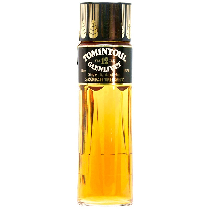 Tomintoul Glenlivet 12 year Single Highland Malt Perfume Bottle 1 liter - Flask Fine Wine & Whisky