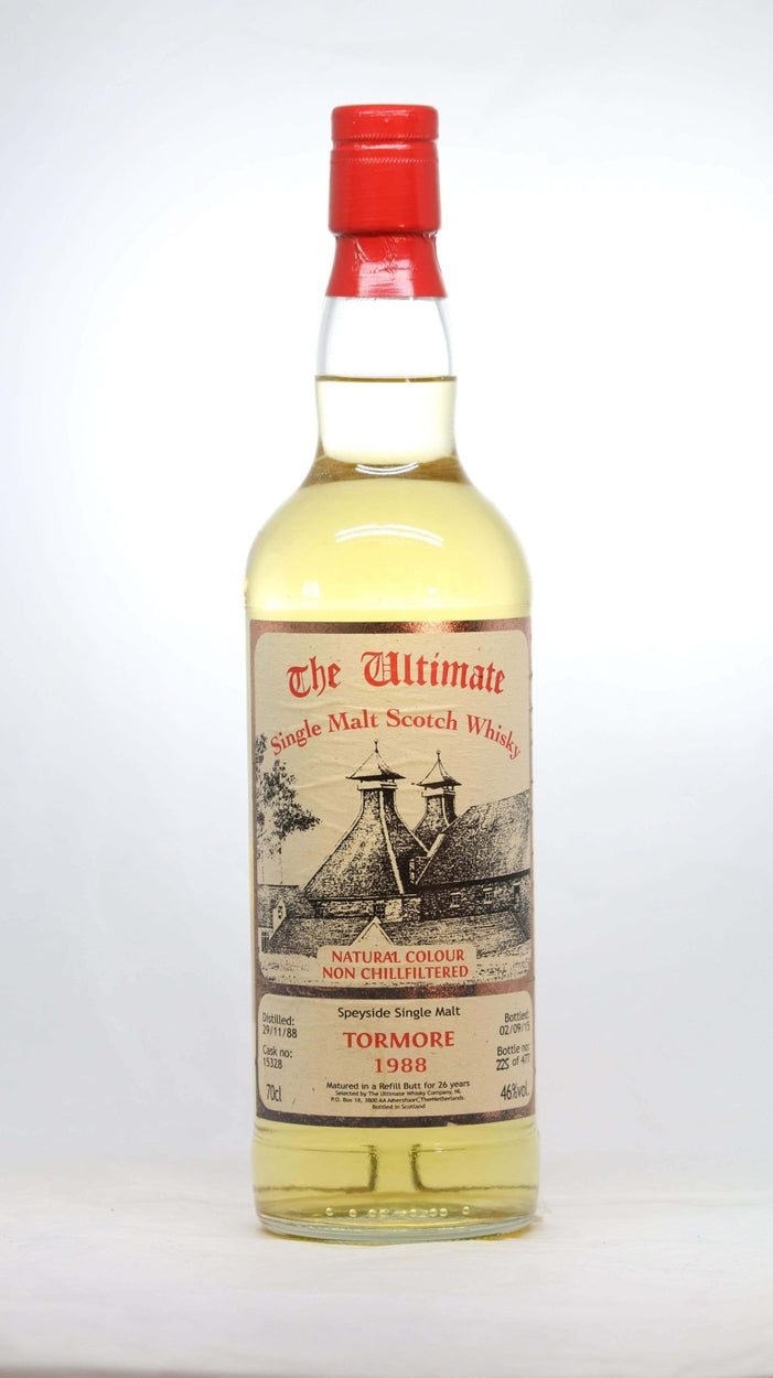 Tormore 1988 26 Year The Ultimate Whisky Company 92 Proof  Cask No.15328 - Flask Fine Wine & Whisky