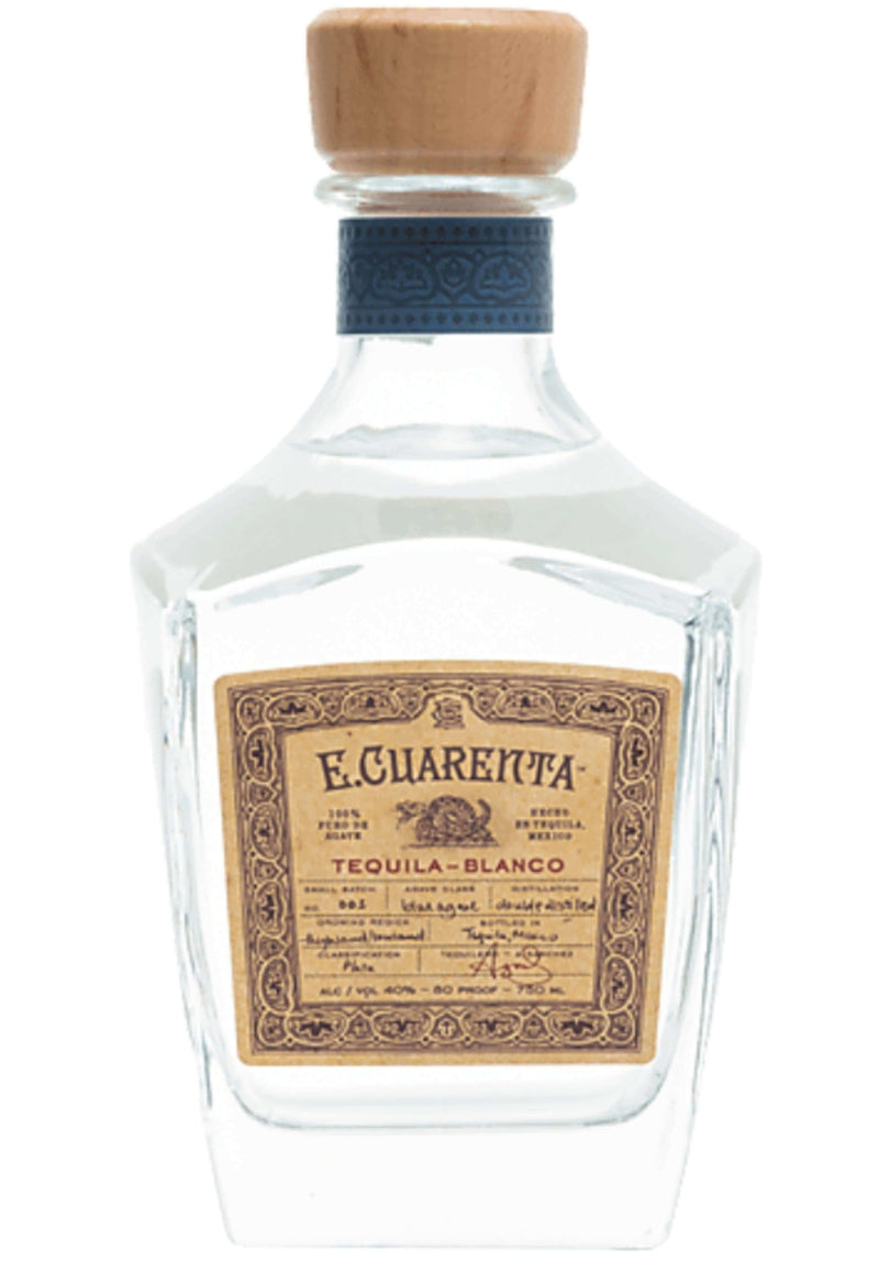 E Cuarenta Tequila Blanco - Flask Fine Wine & Whisky
