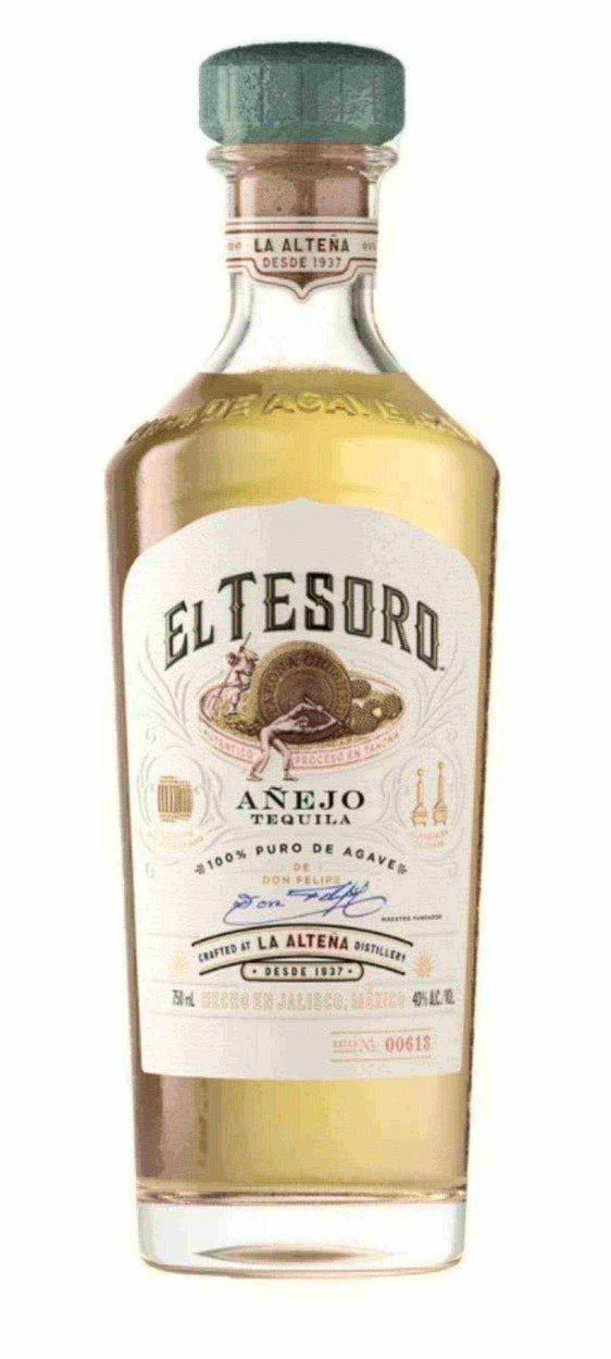 El Tesoro Tequila Anejo - Flask Fine Wine & Whisky