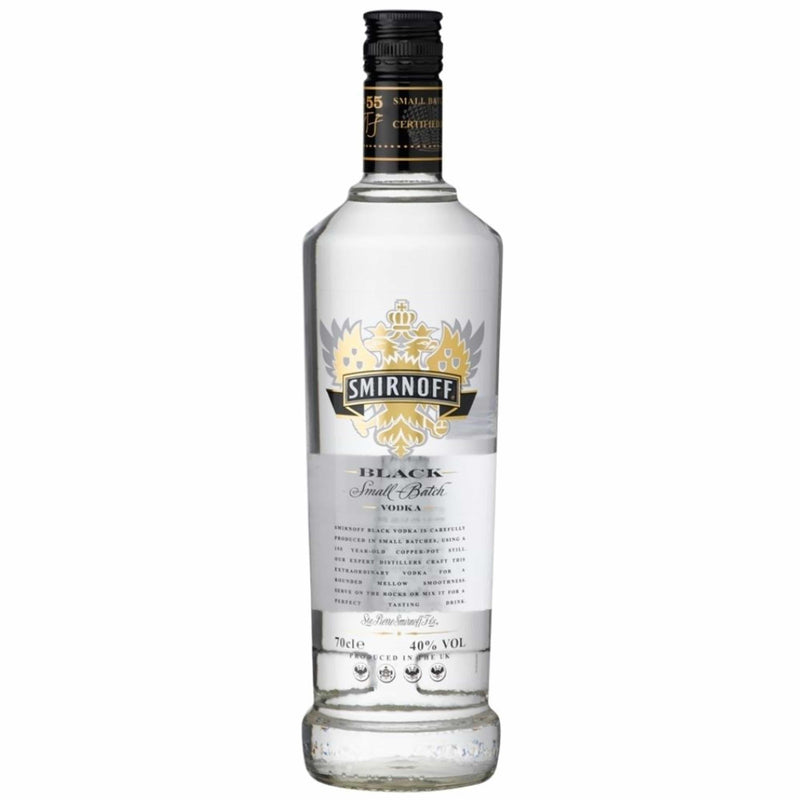 Smirnoff Russian Import Black Label Vodka 1 liter - Flask Fine Wine & Whisky