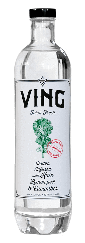 VING Kale Lemon Peel & Cucumber Infused Organic Vodka 750ml - Flask Fine Wine & Whisky