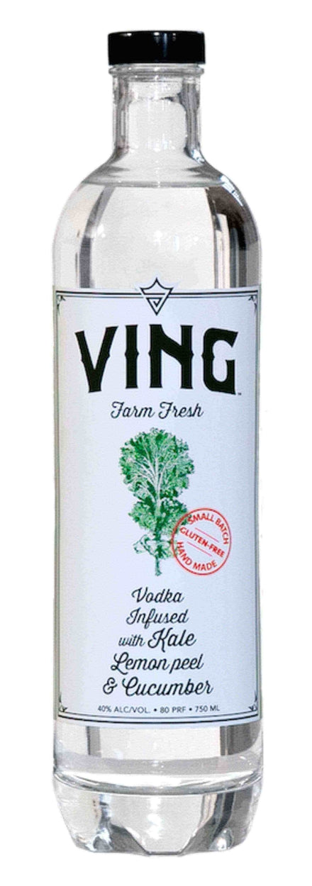 VING Kale Lemon Peel & Cucumber Infused Organic Vodka 750ml - Flask Fine Wine & Whisky
