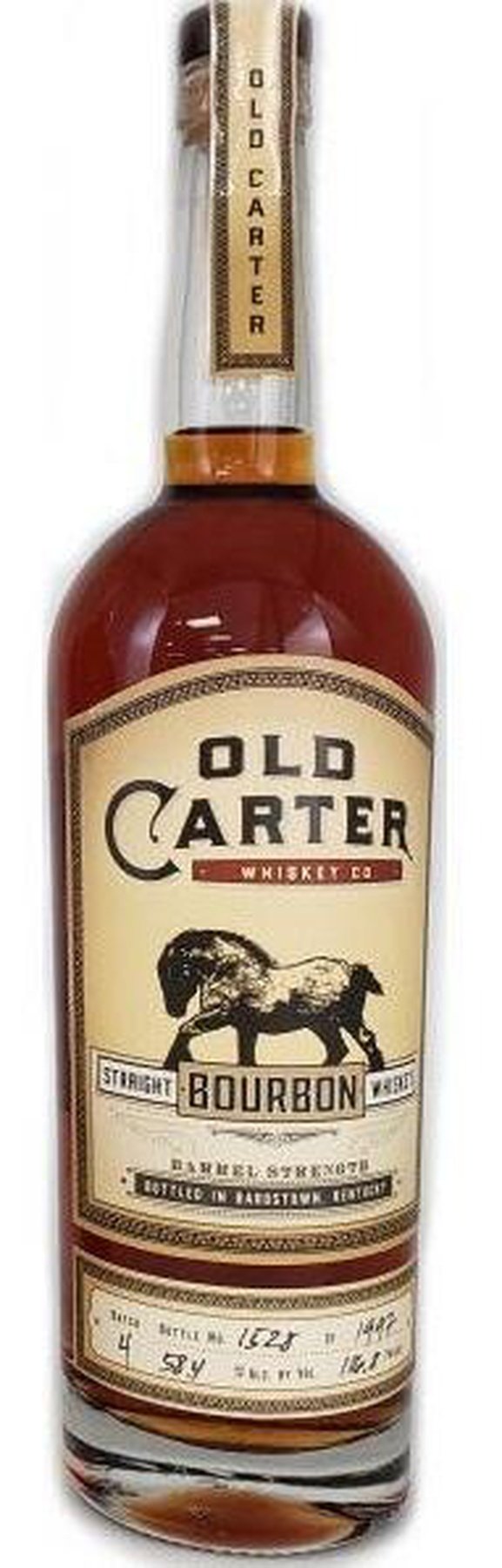 Old Carter Straight Bourbon Batch 4 116.8 Proof - Flask Fine Wine & Whisky