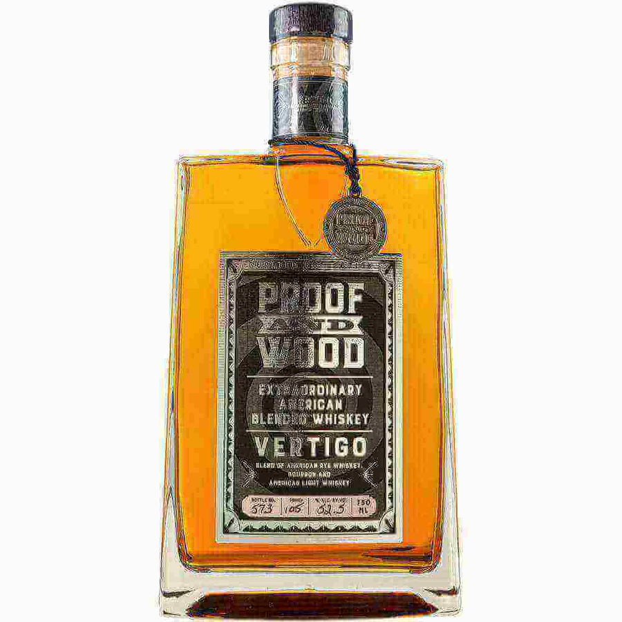 Proof and Wood Vertigo Extraordinary American Blended Whiskey 105¬∞ - Flask Fine Wine & Whisky