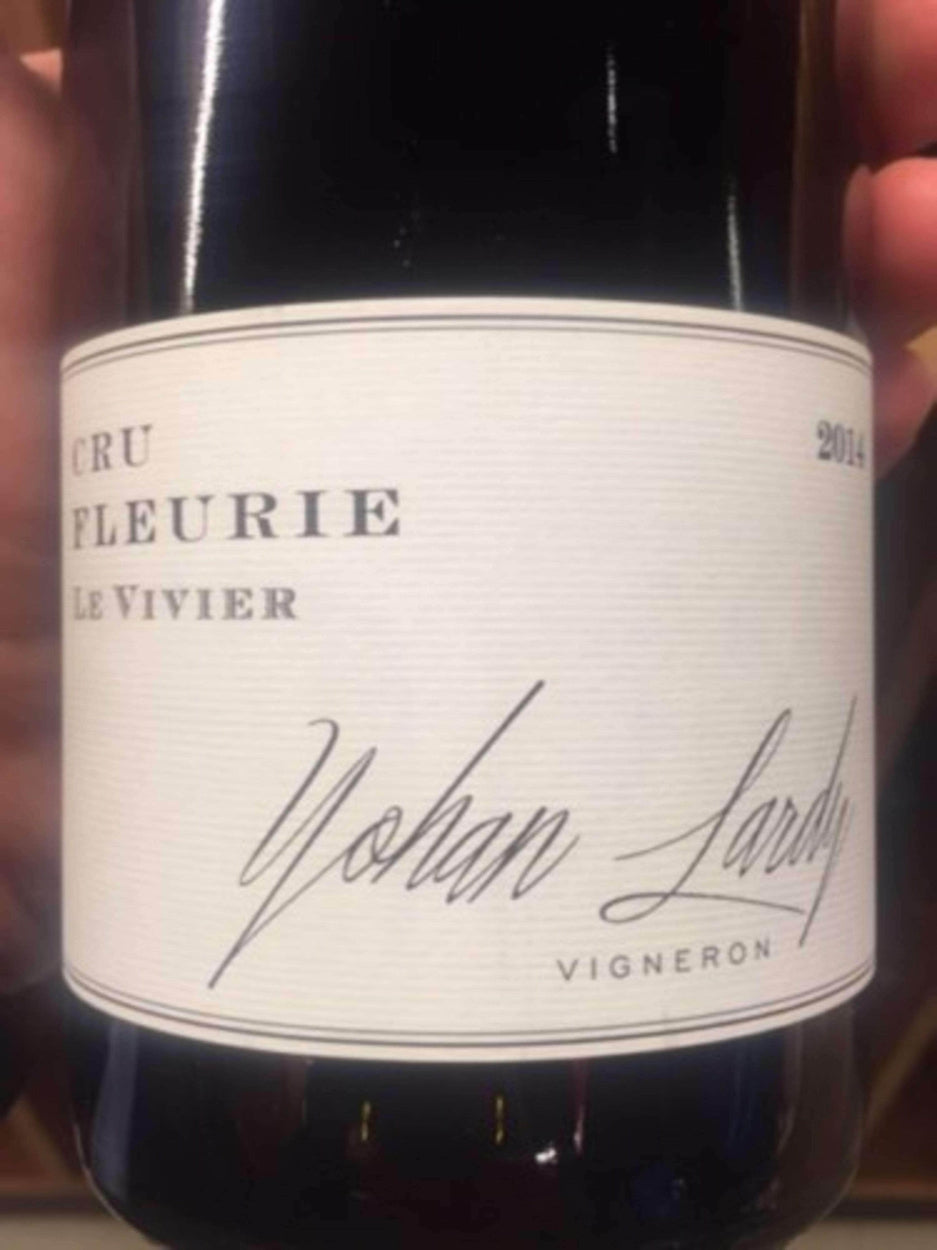 Yohan Lardy Cru Fleurie Le Vivier 2017 - Flask Fine Wine & Whisky